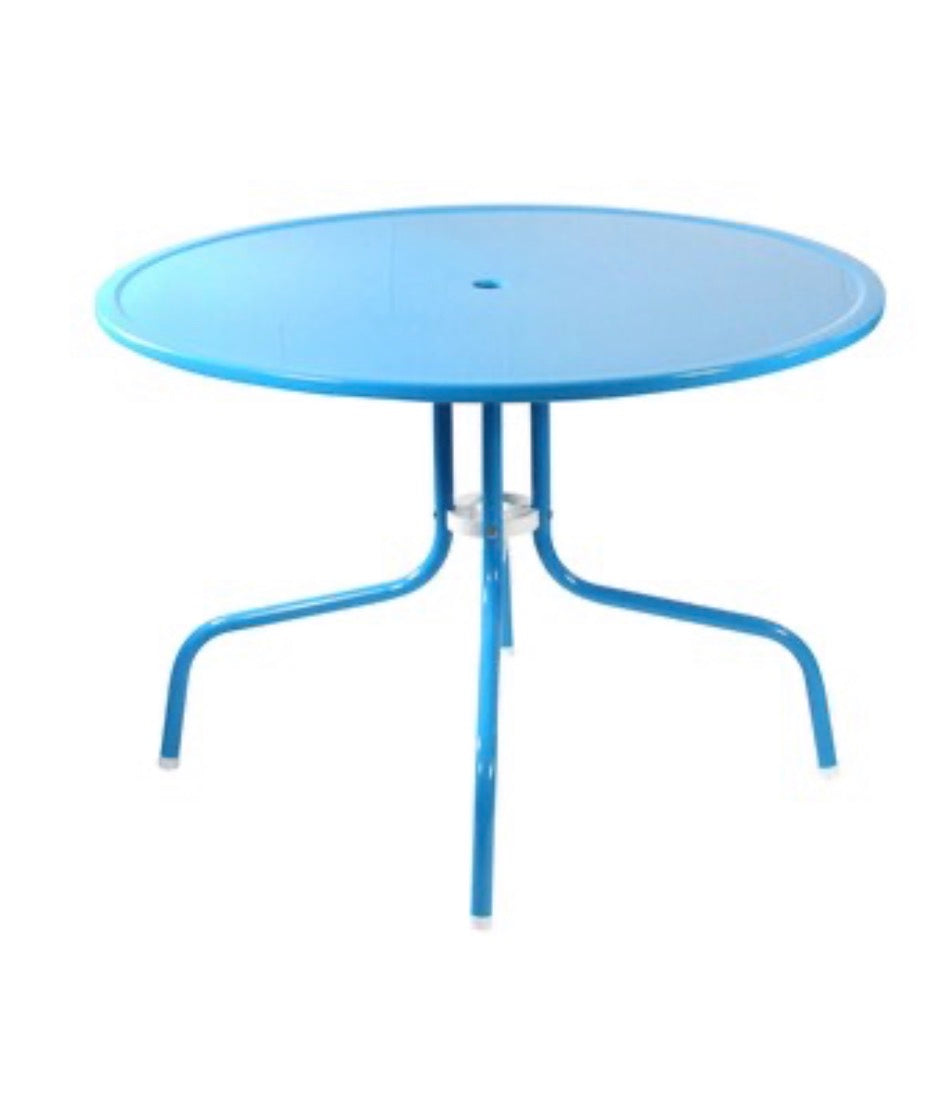 Patio Table - Northlight 39.25-Inch Outdoor Retro Metal Tulip Dining Table