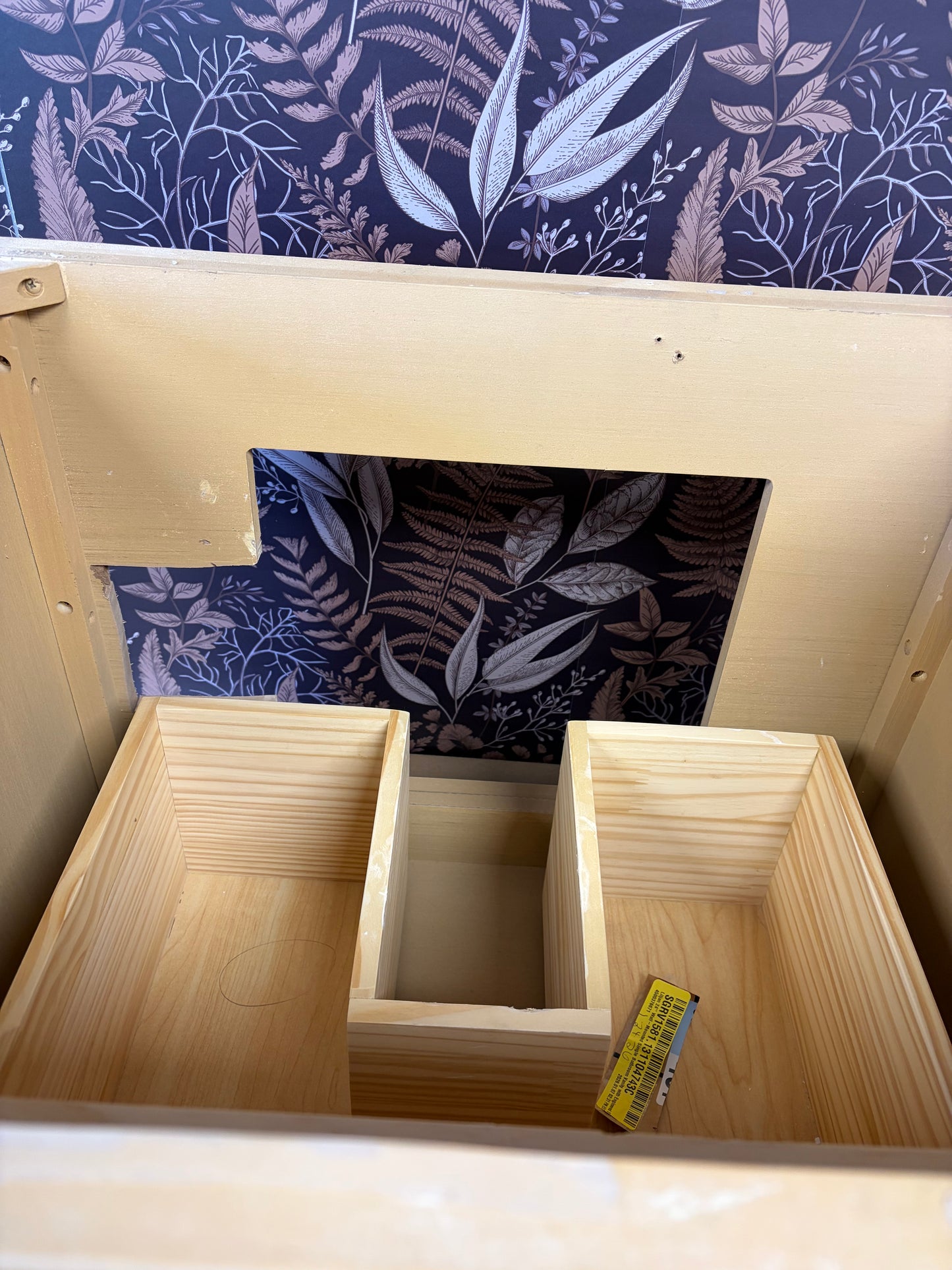 Bathroom Vanity - Liljan 24'' Classic Oak Wall-Mounted Single Bathroom Vanity WITHOUT TOP (SEE ALL PHOTOS)