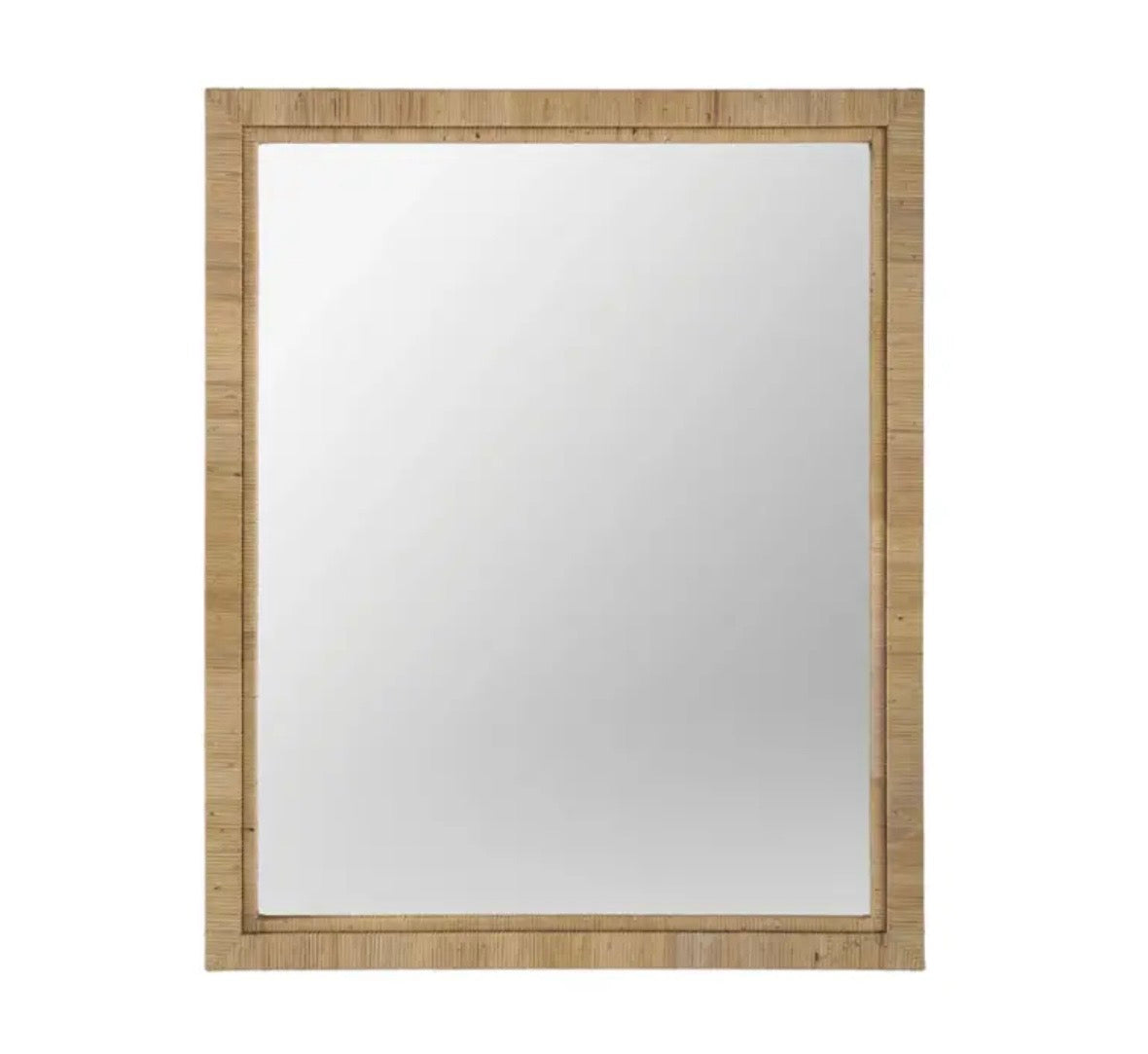 Mirror - 36” x 44” Universal Long Key Rattan Spit Mirror