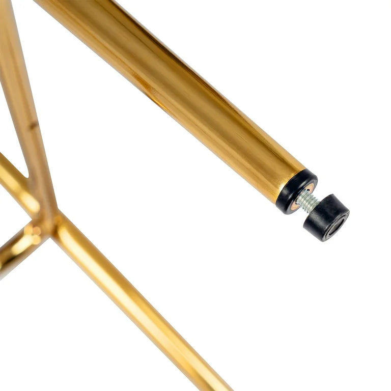Barstool Single - Duhome Velvet Counter Stools with Gold Metal Legs