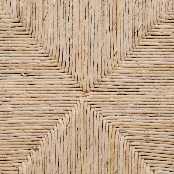 Dining chair Set of 2 - Hamlin Natural Woven Dining Chairs in Patina