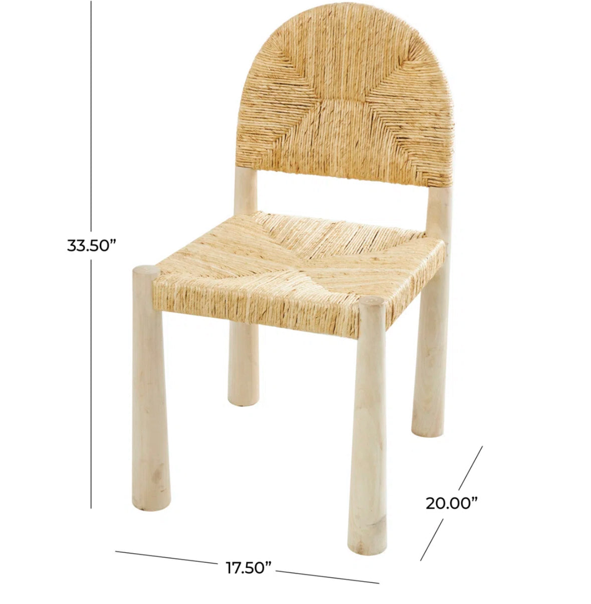 Dining Chair - Set of 2 Jeane 17.5" H - Hebron 4