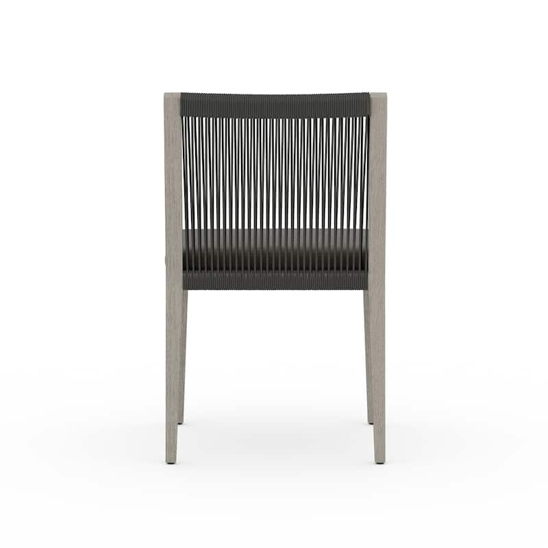 Patio Chair - Atwood Outdoor Dining Chair-Weathered Grey-FSC (no seat cushion)