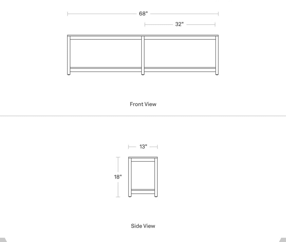 Bench - Blu Dot Solid Wood Open Plan Bench