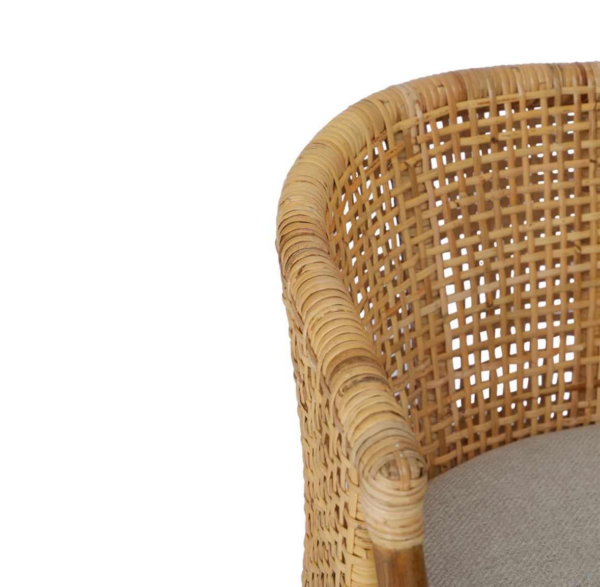 Barstool Set of 2 -Martha Stewart Playa Handcrafted Rattan & Wood Counter Stool - WF9.25.25