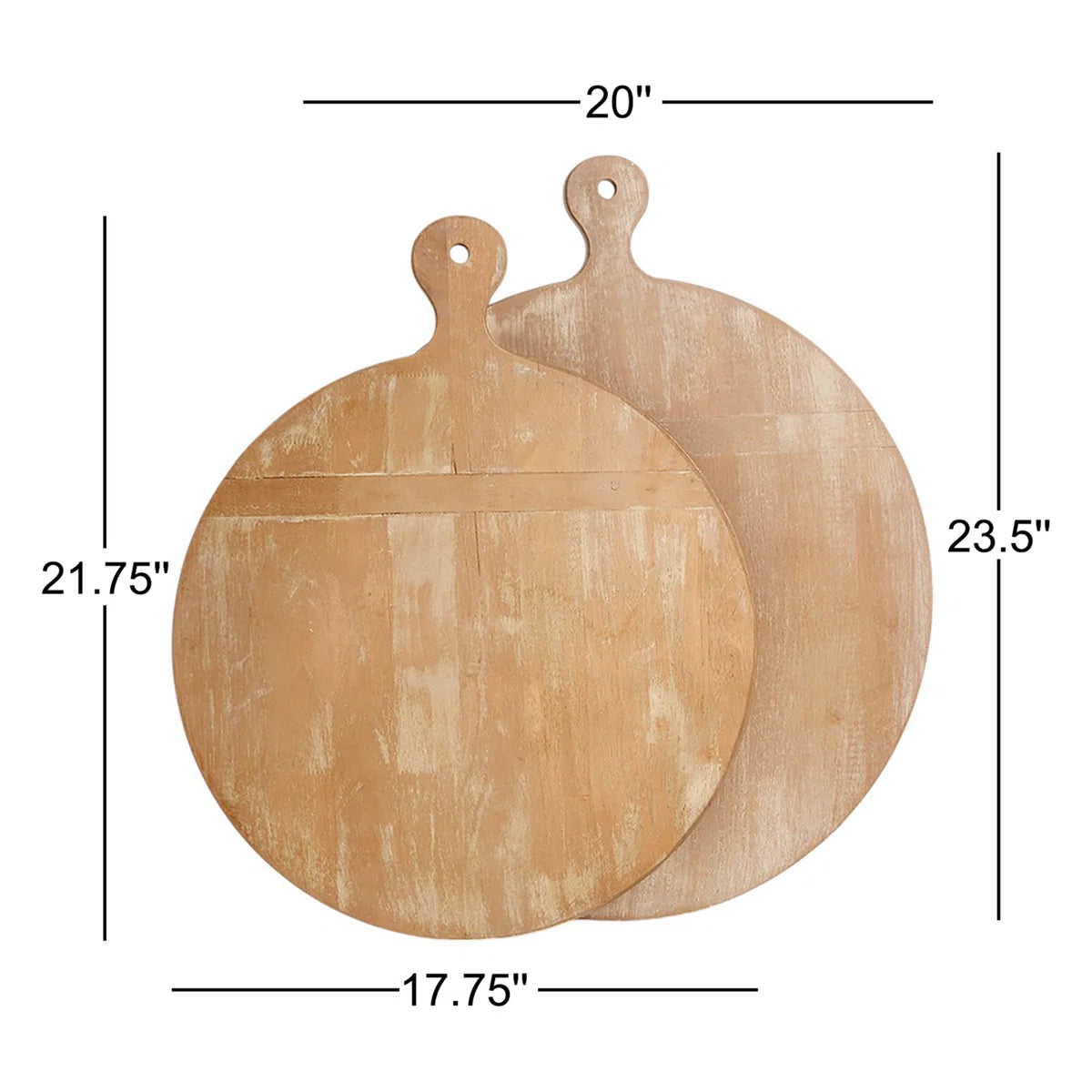 Home Decor - Cutting Board Set of 2 Napa Home & Garden Solid Wood - WF9.25.25