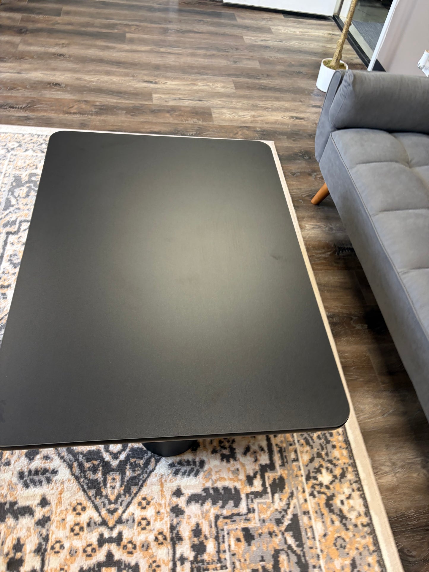 Coffee Table - Modern Black Storage Coffee Table