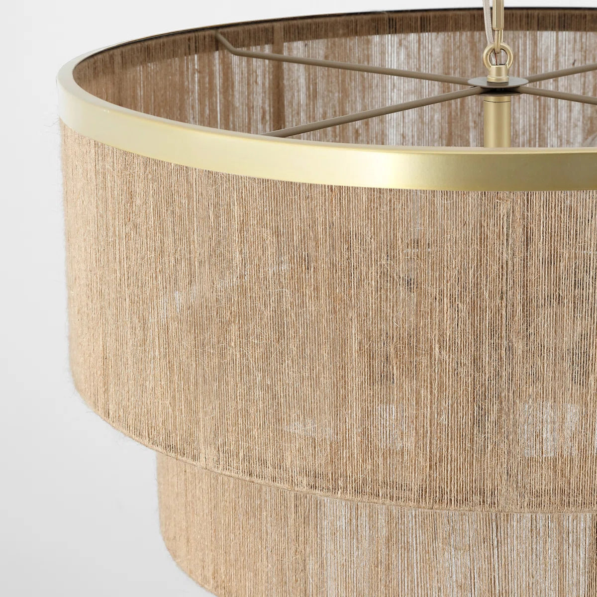 Chandelier - 24" 6-Light Dimmable Drum - WF9.25.25