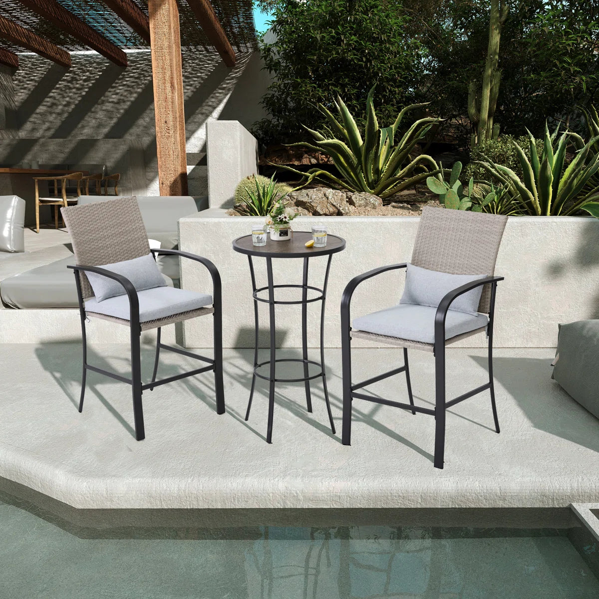 Outdoor - Bar Bistro Set Shikera - WF9.25.25