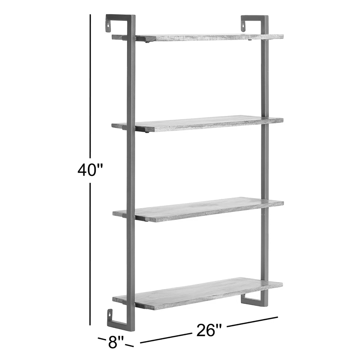 Home decor - Shelving Phantom 4 Piece Floating Shelf - T&F5.19.25