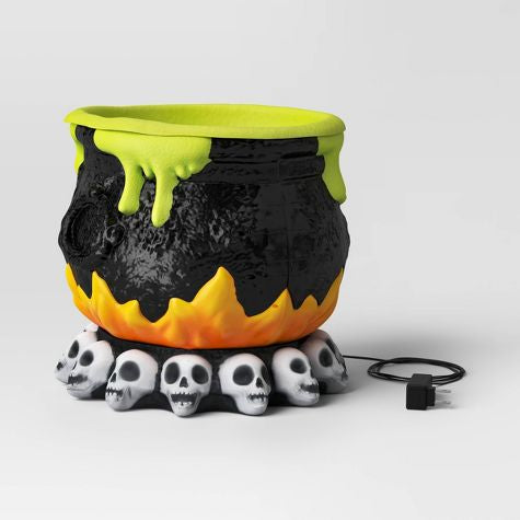 Halloween - 17" Light and Sound Candy Bowl Cauldron Outdoor - TG10.25