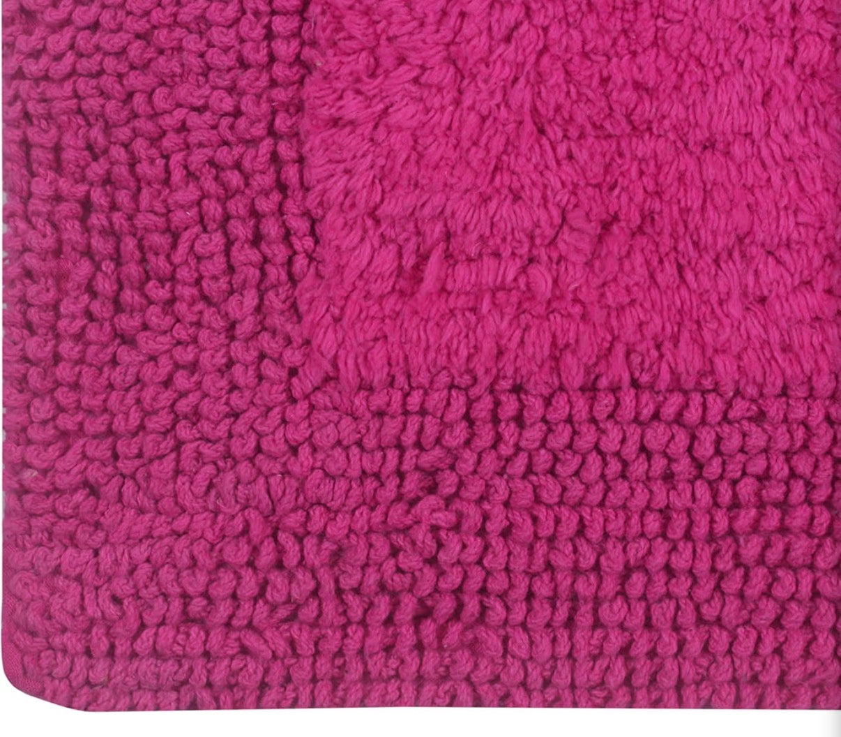 Rug - Home Weavers Luxury Collection 100% Cotton Reversible Bathroom Rug, Washable Rug, Soft Cotton Extra Soft and Absorbent Bath Rug