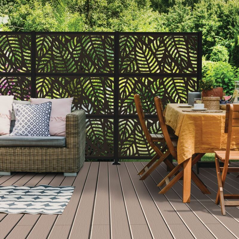 Privacy Panel - Umber 2' X 4' - Sanibel Decorative Screen Panel