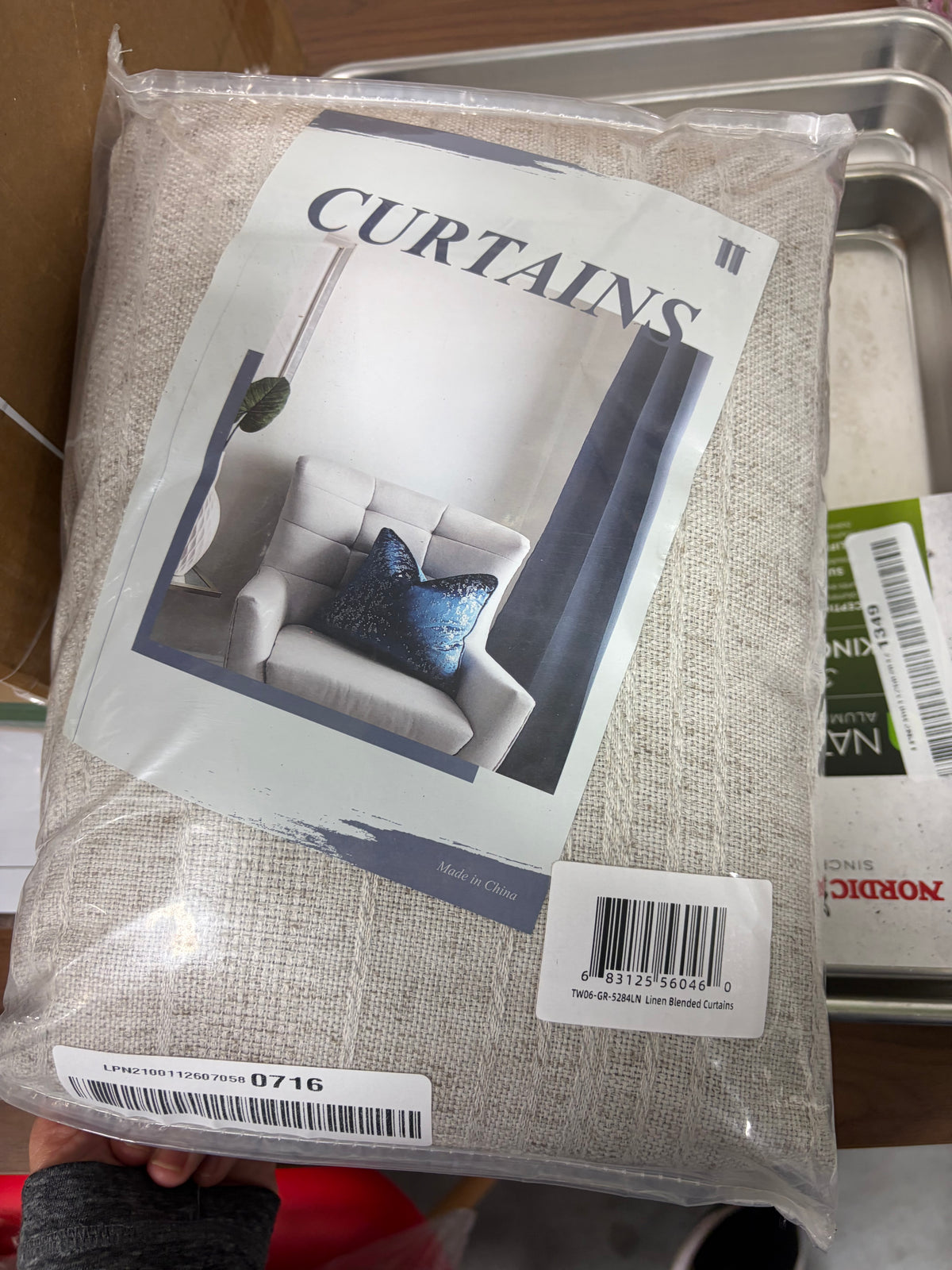 Curtains - Alvina Solid Color Grommet Top Curtain Panels (2 panels)