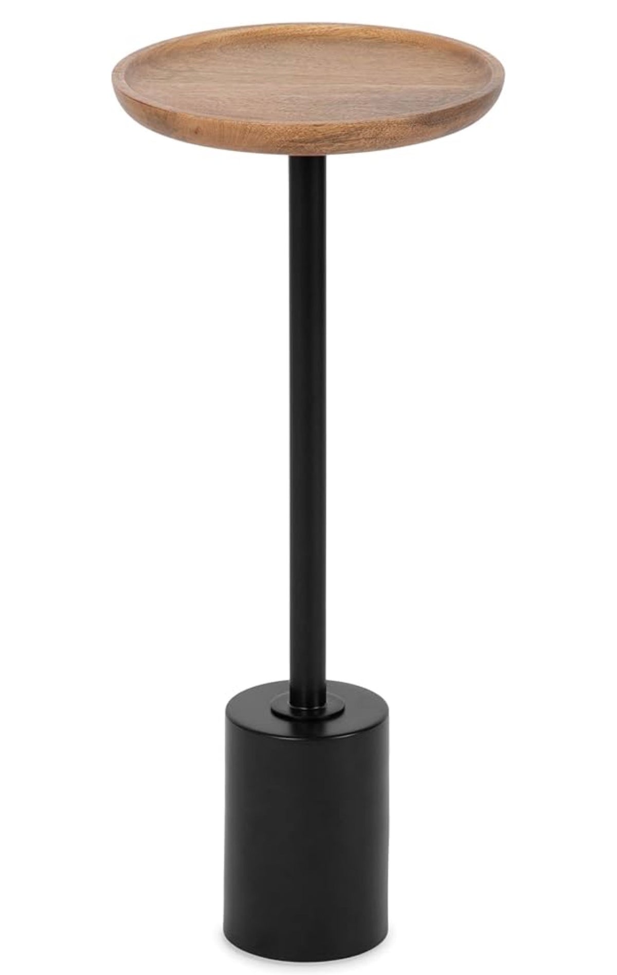 Side Table - Xyler Mango & Metal Drink Table