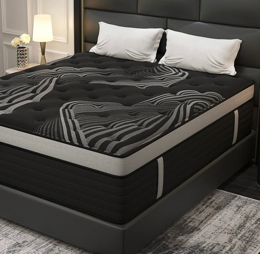Mattress - Twin Size 12''/14'' Medium Hybrid Mattresses With Cooling Gel Memory Foam Mattress And Bed-In-A-Box