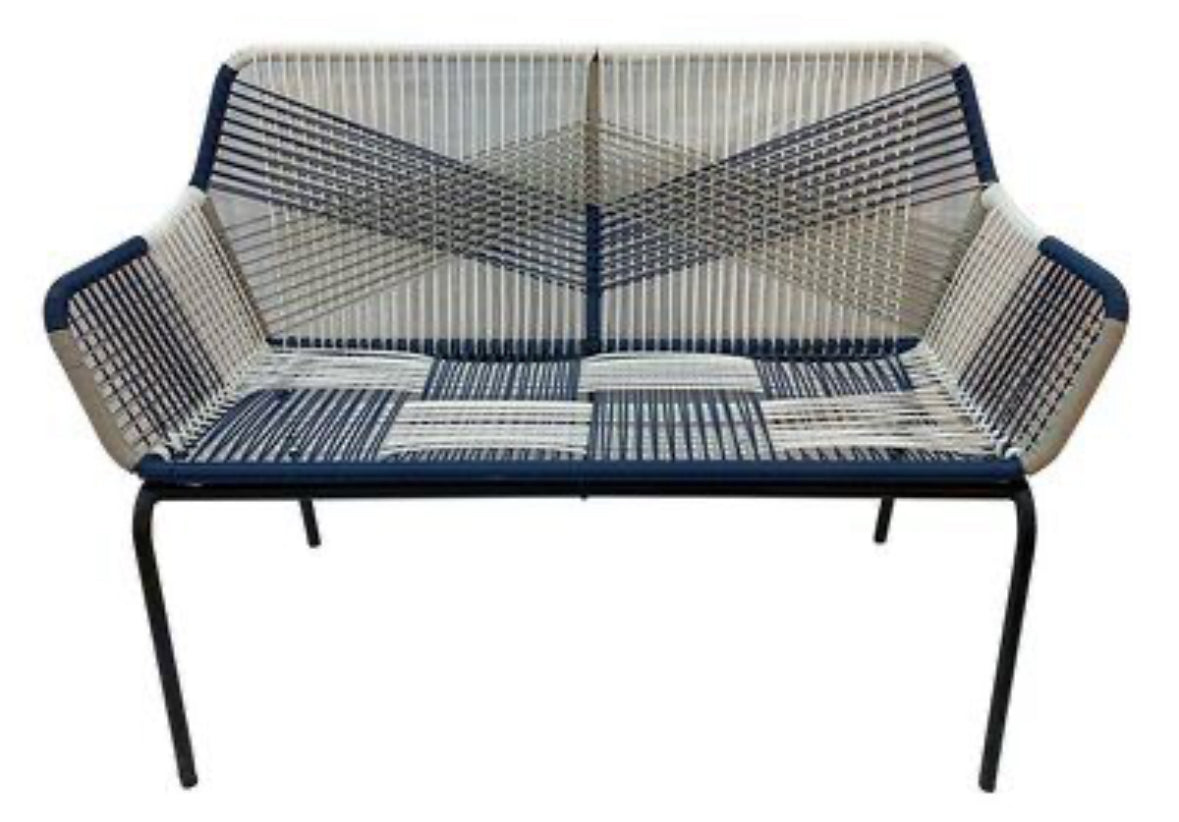 Patio Furniture - Loveseat Creeve 50" Polyethylene Wicker