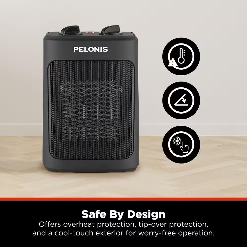 Small Appliance - Pelonis Ceramic Heater 3 Heat + Fan Settings