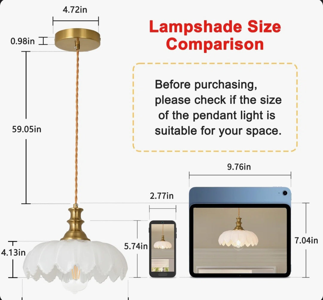 Pendant - Junathean 1 - Light Gold Dome Pendant