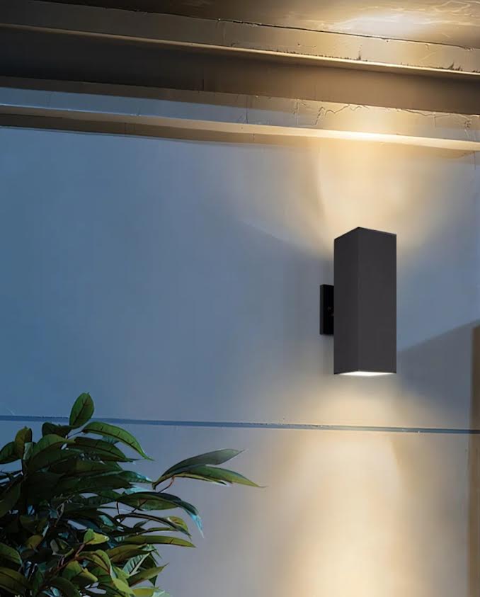 Outdoor - Sconces - Alvisa Outdoor Wall Light in 2 Lights with Aluminum (Set of 2) - WF11.7.25