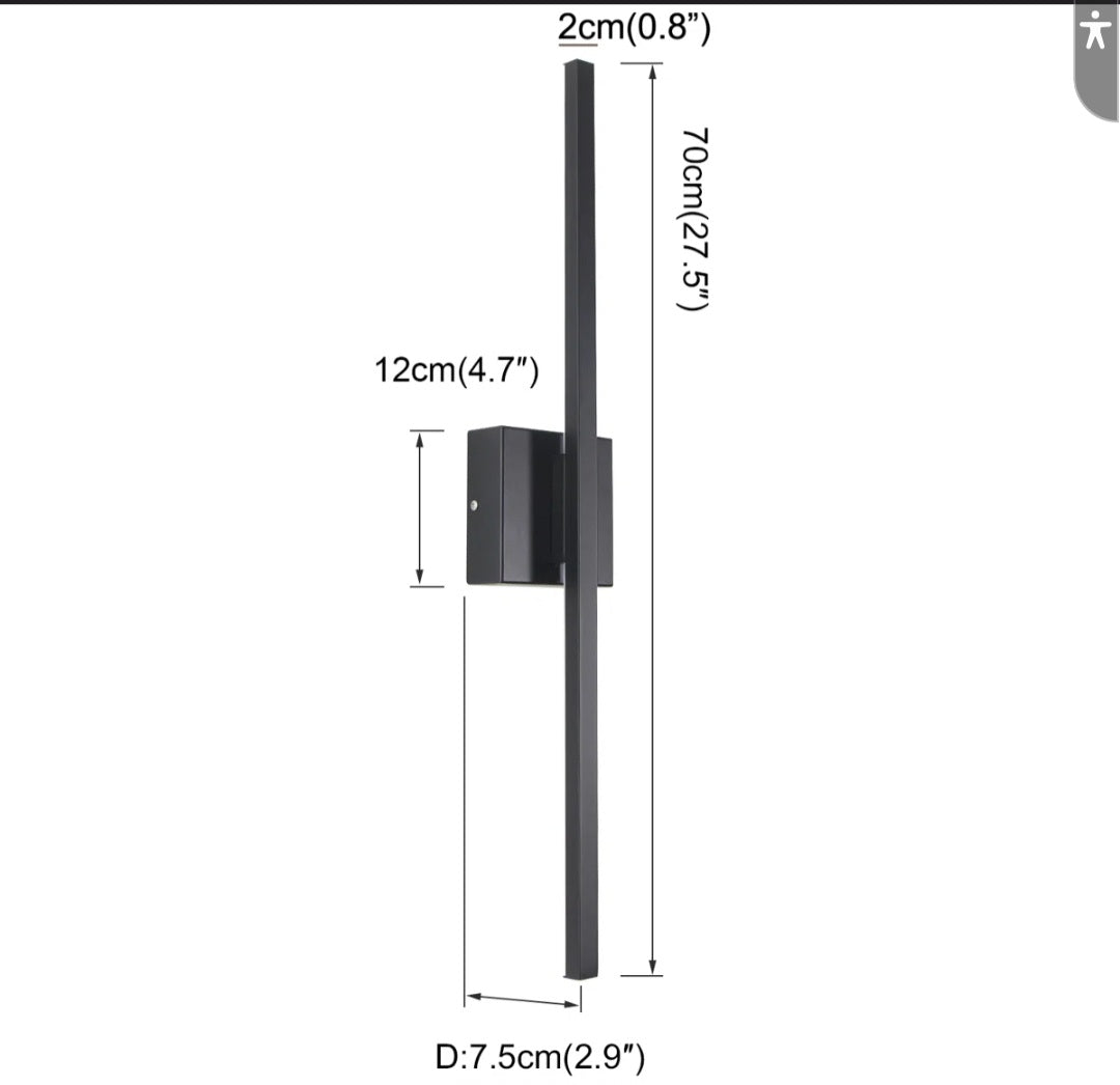 Sconce - Haamed Aluminum Metal LED Flush Mounted Sconce - WF12.4.25
