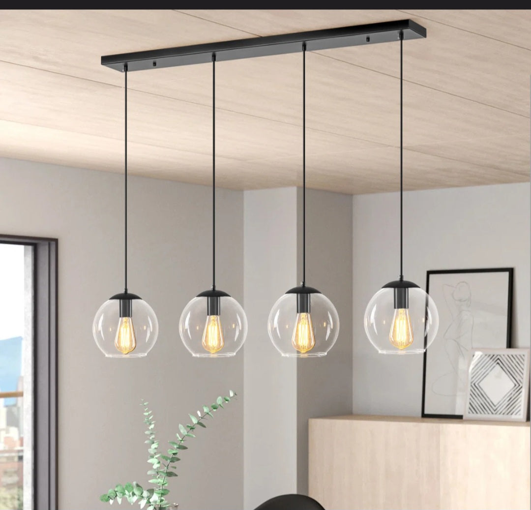 Pendant - 4-Light Kitchen Island Pendant - WF12.4.25