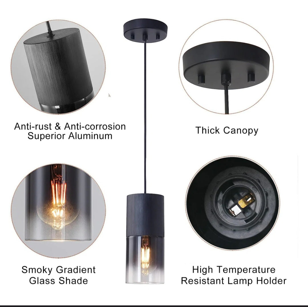 Pendant - Glorianne 2 Pack Modern Pendant Light Fixture for Kitchen Island - WF1.3.26