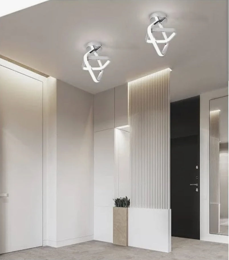Flush Mount - Adisun Modern Lamp Square Corridor Ceiling Light - WF11.7.25