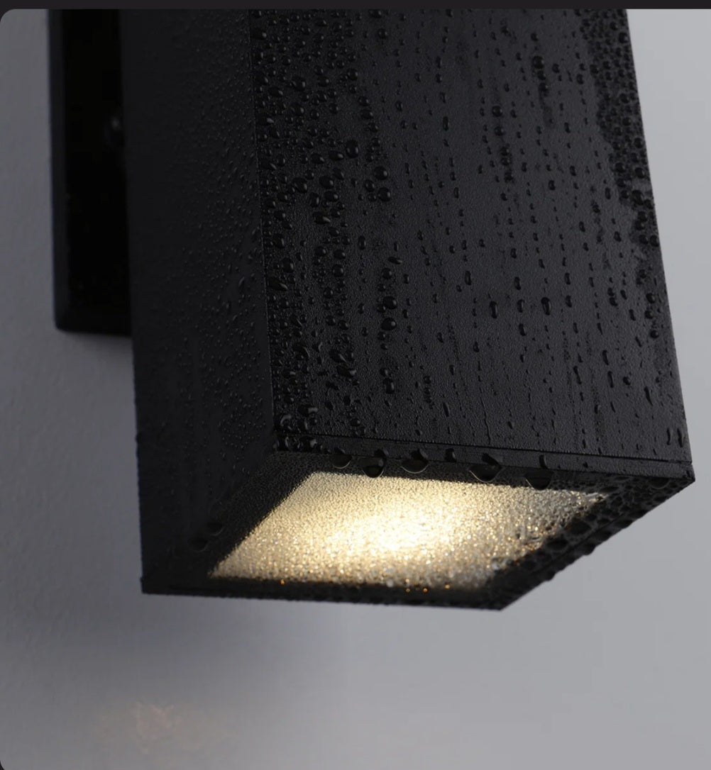 Outdoor - Sconces - Alvisa Outdoor Wall Light in 2 Lights with Aluminum (Set of 2) - WF11.7.25