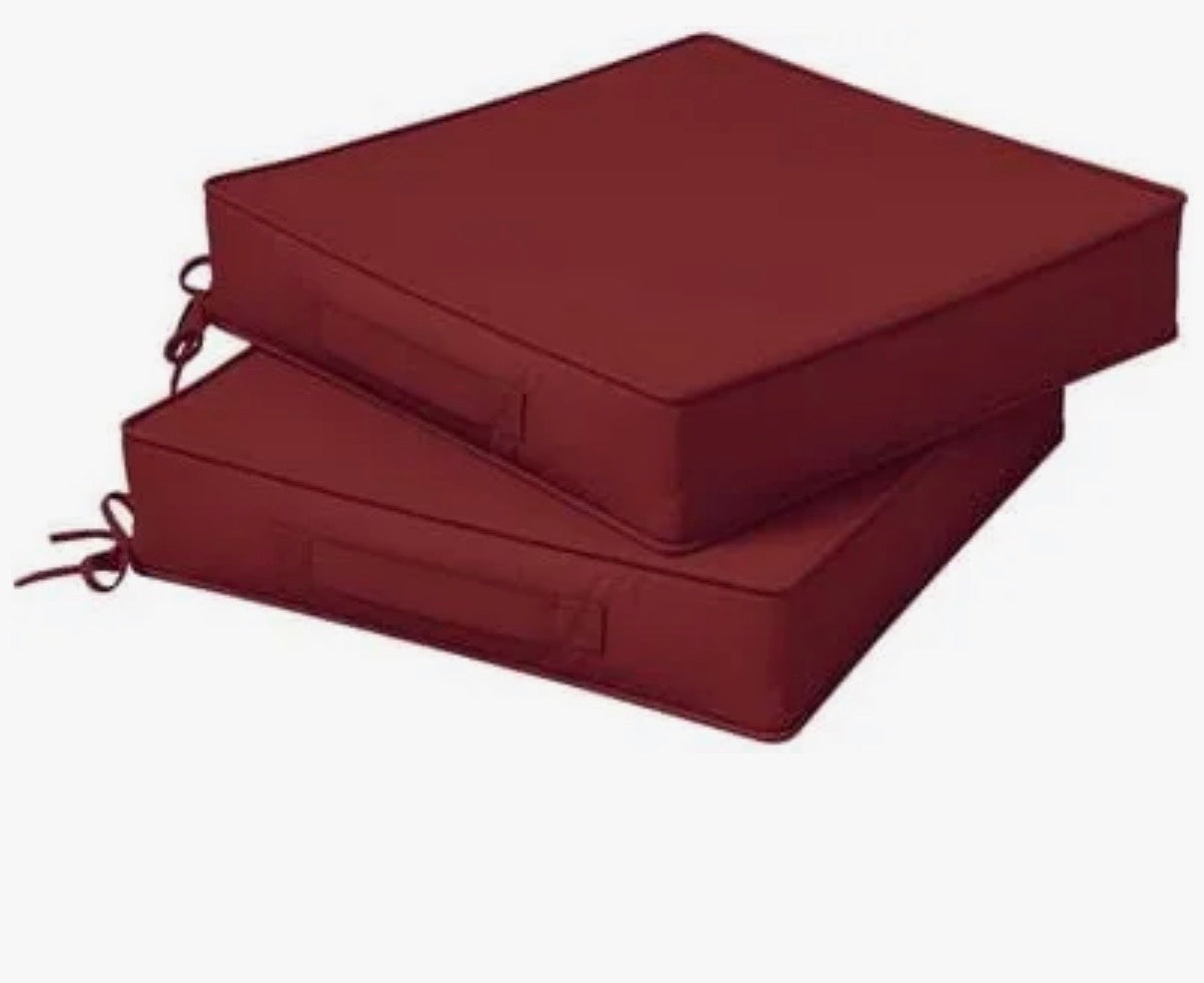 Outdoor Cushion - 22" x 22" Rust Waterproof (2 available)