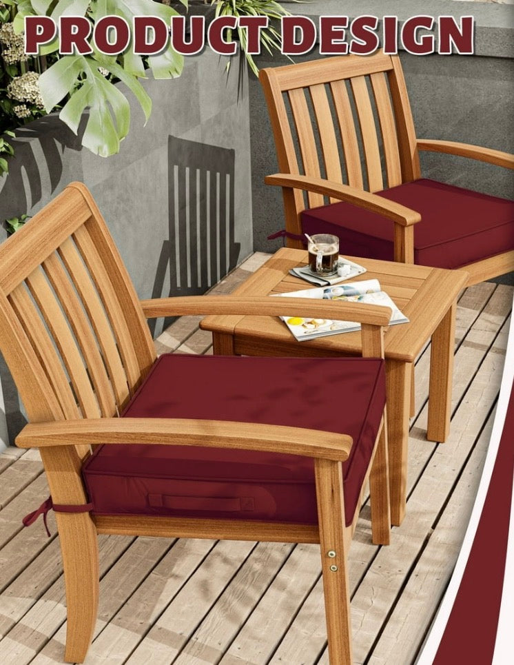 Outdoor Cushion - 22" x 22" Rust Waterproof (2 available)