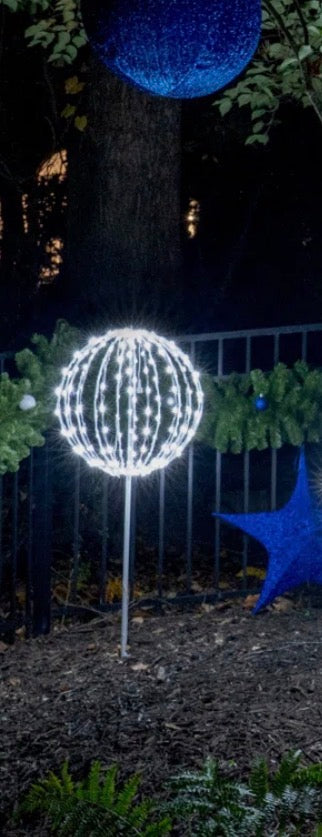 Outdoor Decor - 16” Fold Flat LED Light Ball