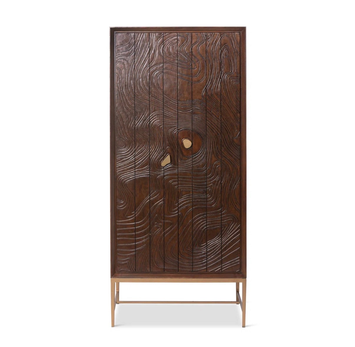Accent Cabinet - Addison Faux Bois Tall Cabinet