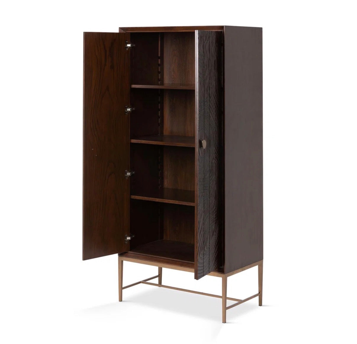 Accent Cabinet - Addison Faux Bois Tall Cabinet