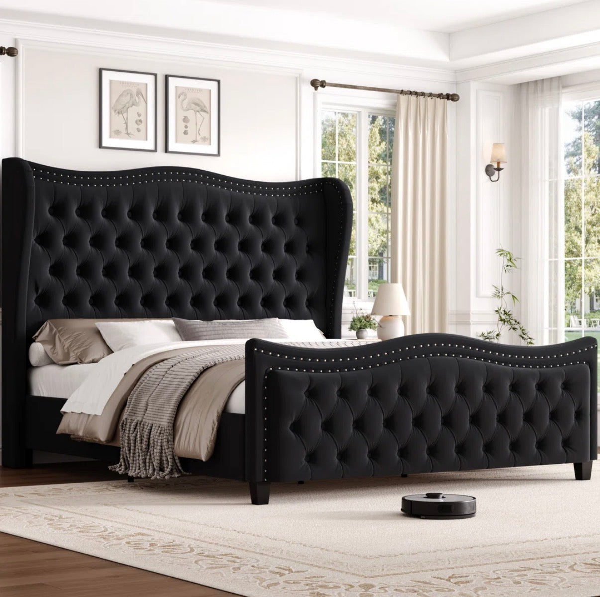 Bed - Queen Size Metter Upholstered Bed