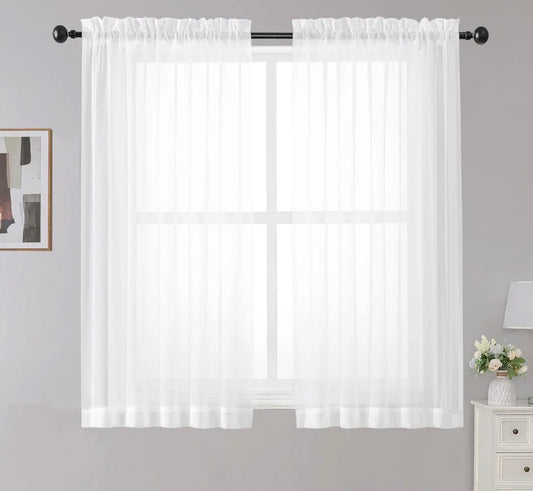 Curtain - 52" x 45" Wayfair Basics Sheer Curtain Panel