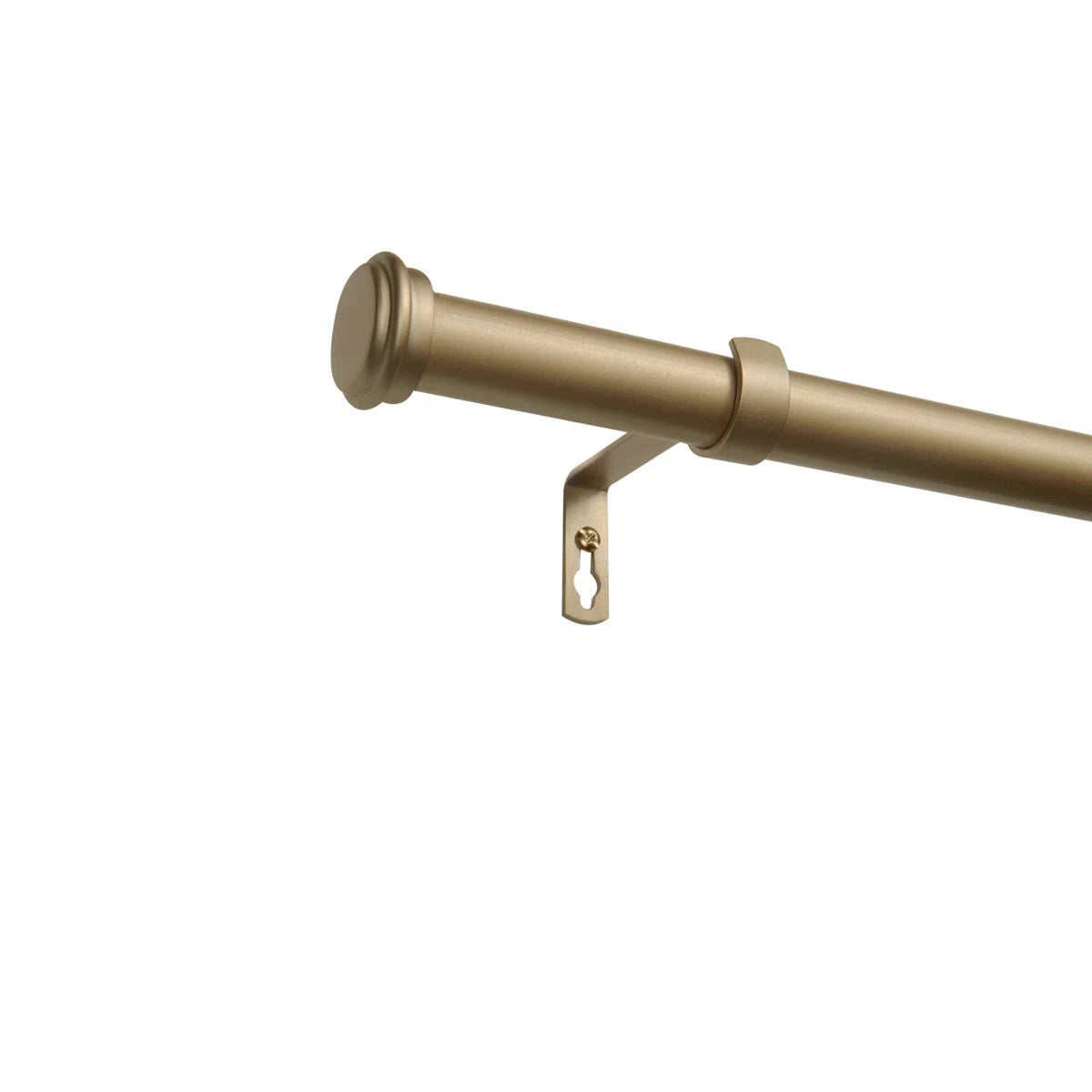 Curtain Rod - 36" - 72" Exclusive Home Topper 1" Curtain Rod and Finial Set