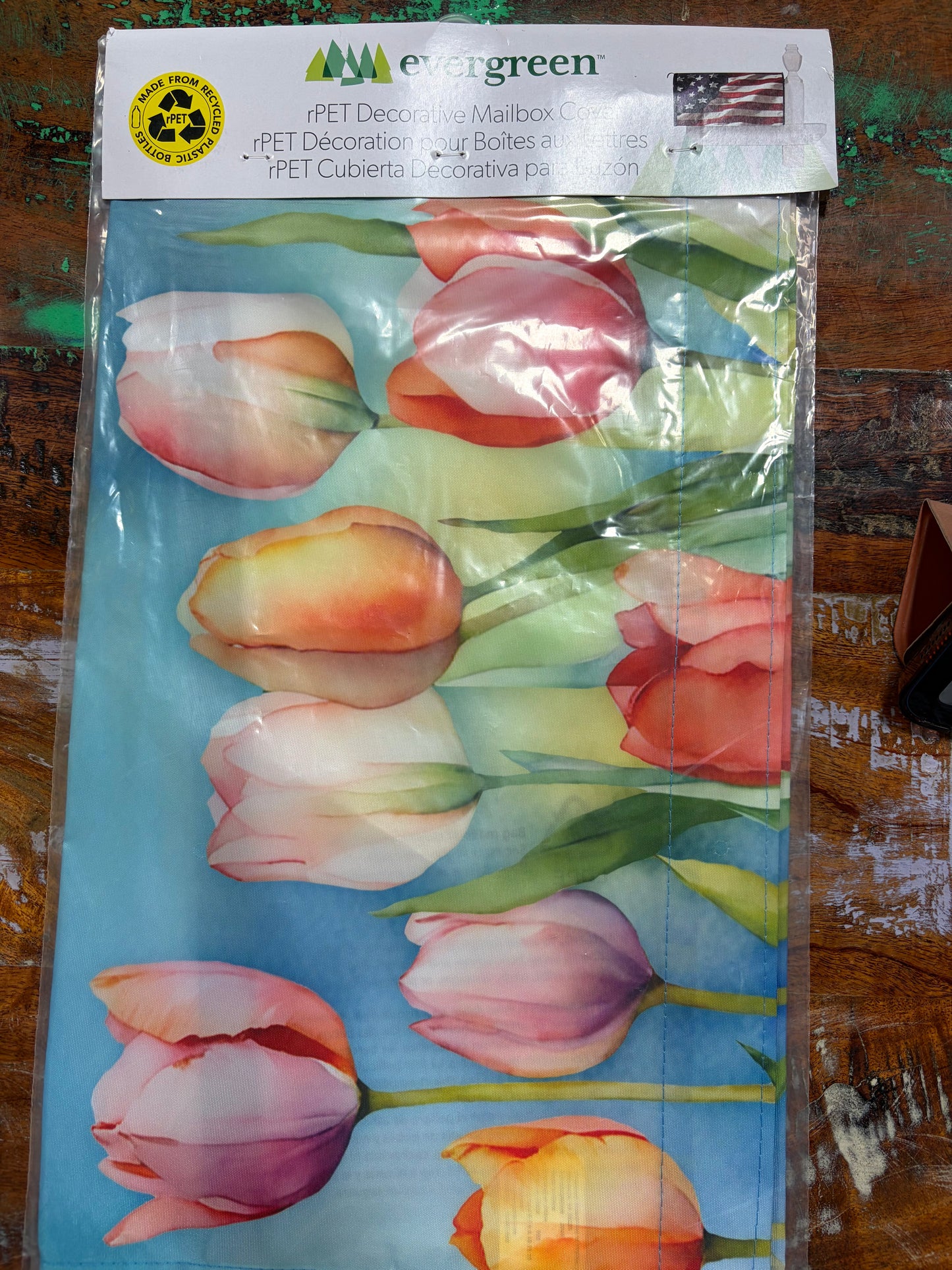 Mailbox Cover - Spring Tulips Fields