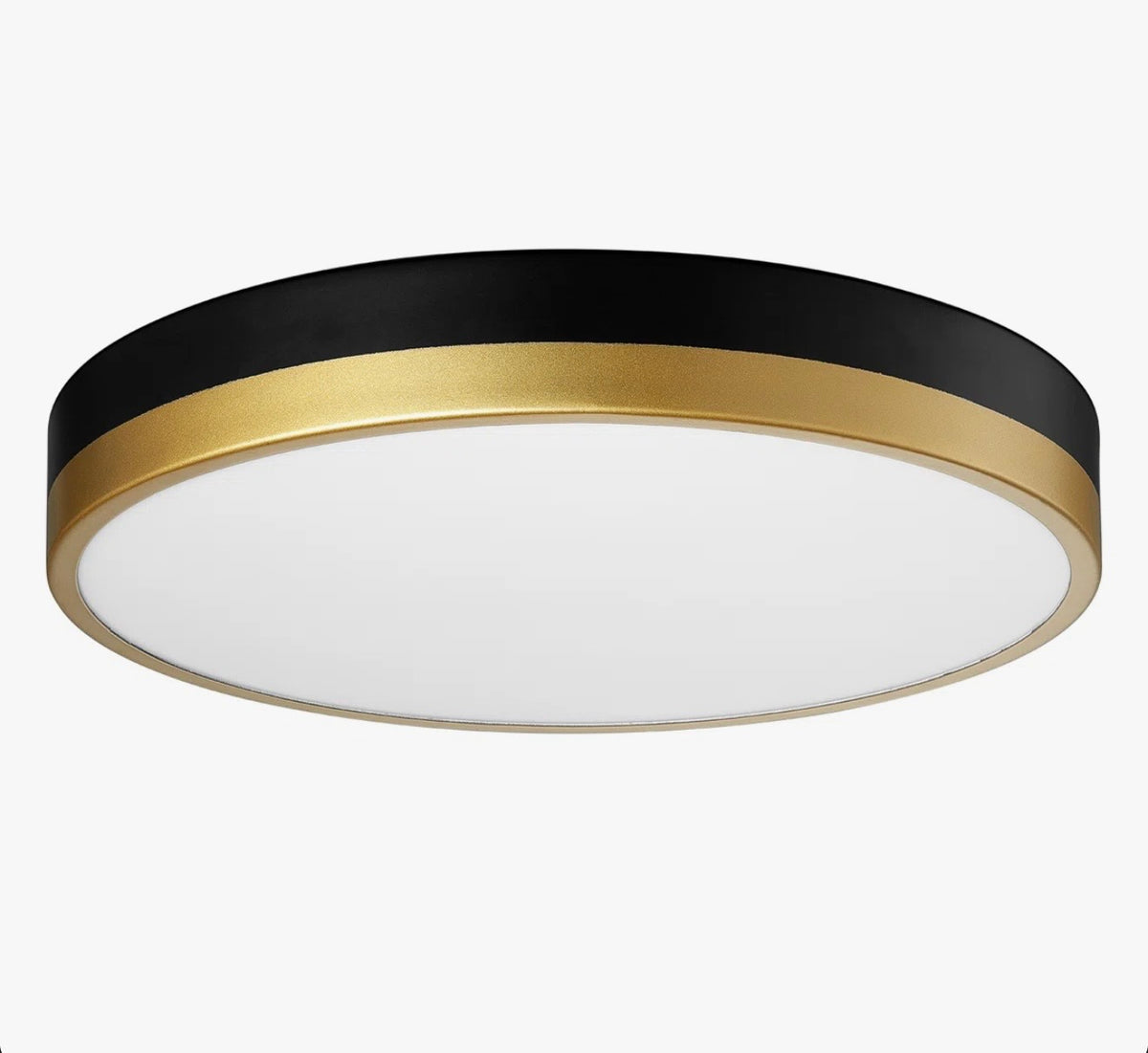 Flush Mount - Hopeland Acrylic Black Gold Flush Mount Light