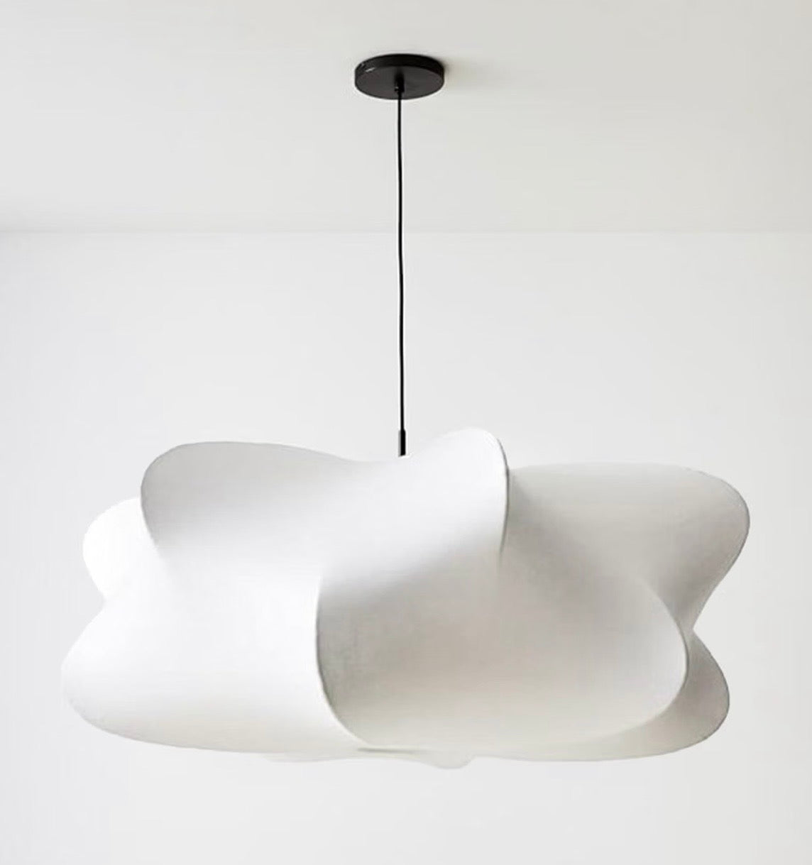 Pendant Light- MIXL Janpanese Style White Fabric 20 in