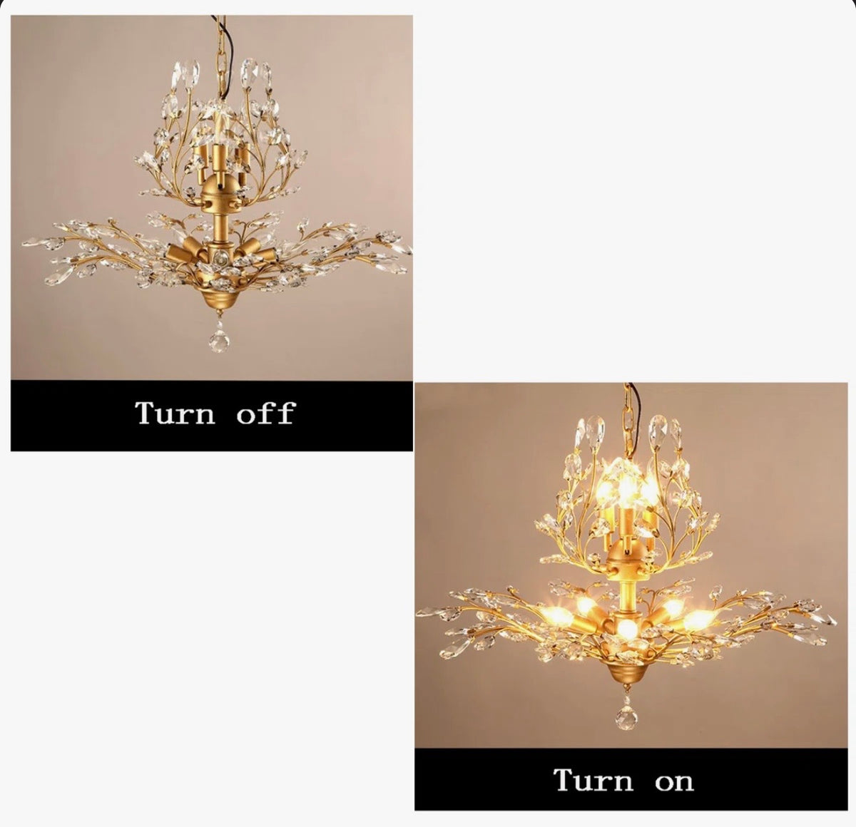 Chandelier - Jamei 7-Light Crystal Chandelier