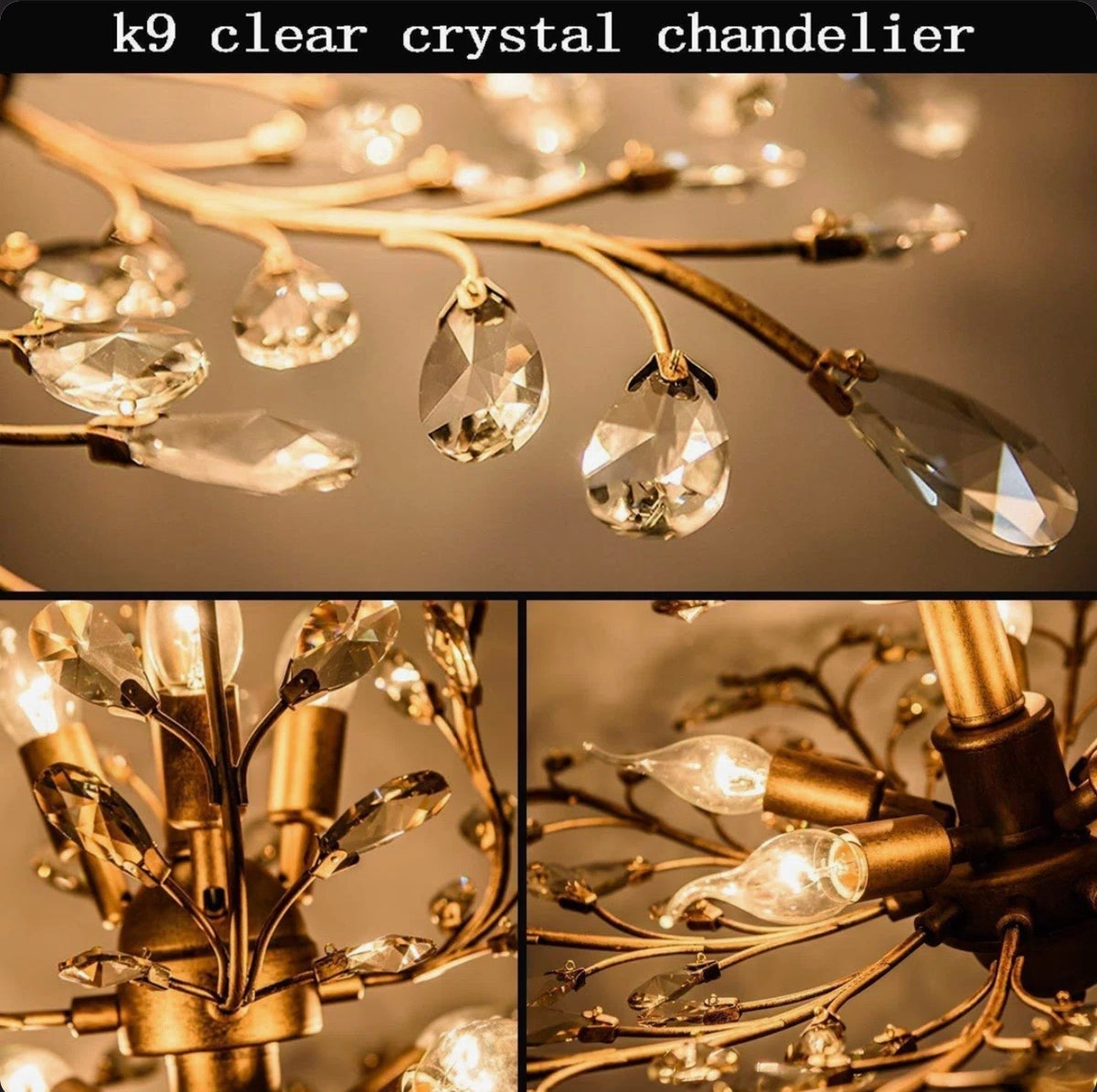 Chandelier - Jamei 7-Light Crystal Chandelier