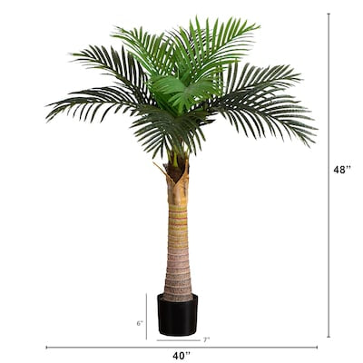 Faux Plant - 4 FT. Artificial Palm Tree in Pot