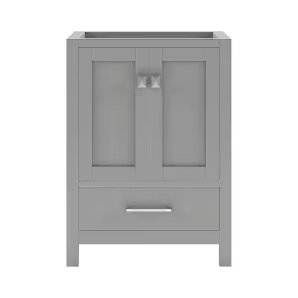 Bathroom Vanity Cabinet - 24” Carolina Avenue Single Cabinet in Gray NO TOP