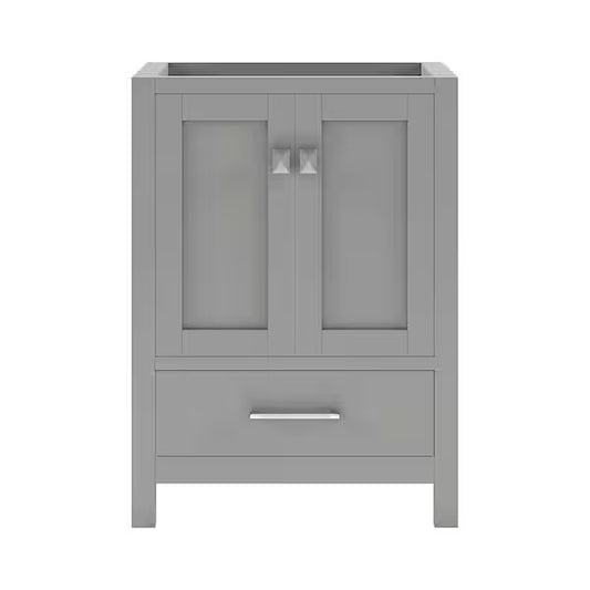 Bathroom Vanity Cabinet - 24” Carolina Avenue Single Cabinet in Gray NO TOP