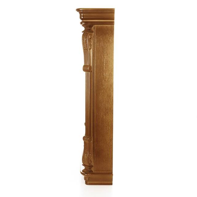 Clock - Golden Oak Chiming Pendulum Wall Clock