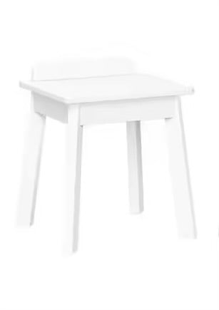 Kid's Chair - Kid's White MDF Chair