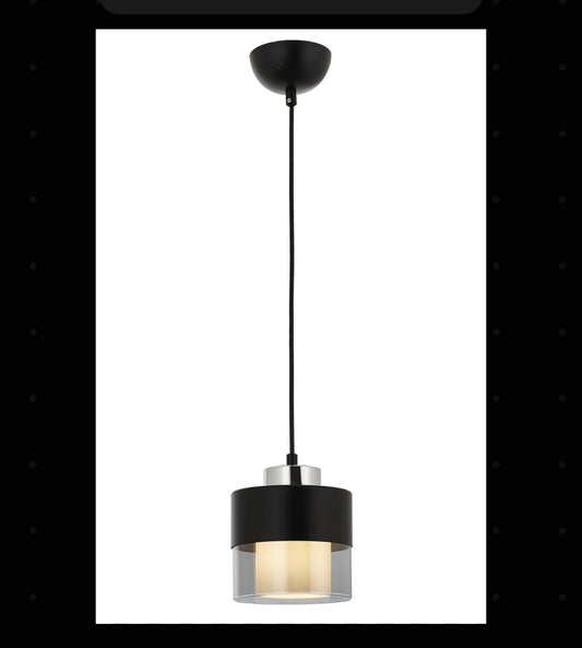 Pendant - Avonni Black Glass Hanging - WF