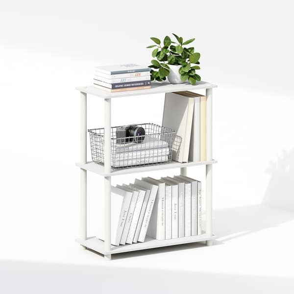 Storage Shelf - Furinno Turn-N-Tube 3-Tier Multipurpose Compact Display Rack