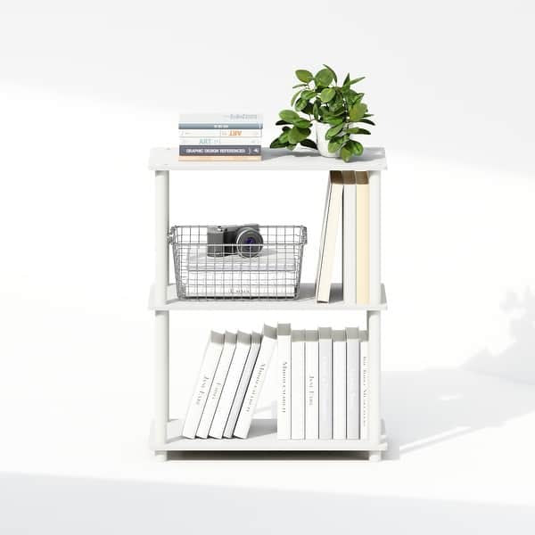 Storage Shelf - Furinno Turn-N-Tube 3-Tier Multipurpose Compact Display Rack